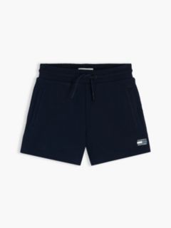 Tonal Flag Relaxed Terry Sweat Shorts — Blue 5