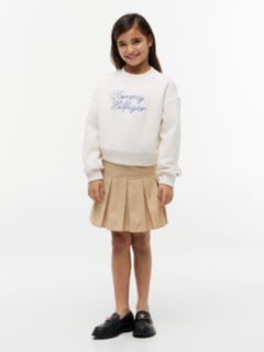Rope Logo Relaxed Terry Sweatshirt — Beige 2