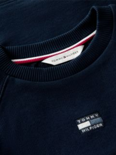 Raglan Sleeve Relaxed Terry Sweatshirt — Blue 6
