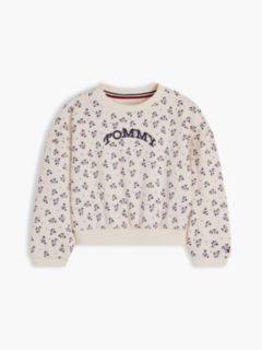 Logo Relaxed Terry Sweatshirt — Beige 5