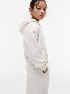 Rope Logo Terry Relaxed Joggers — Beige 3