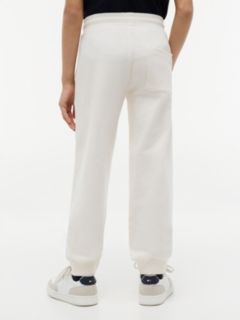 Rope Logo Terry Relaxed Joggers — Beige 4