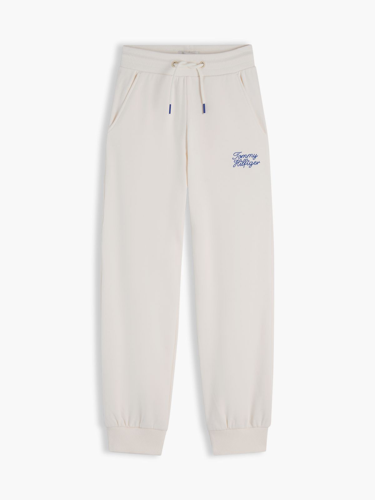 Rope Logo Terry Relaxed Joggers — Beige