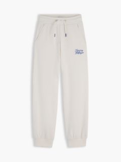 Rope Logo Terry Relaxed Joggers — Beige 5