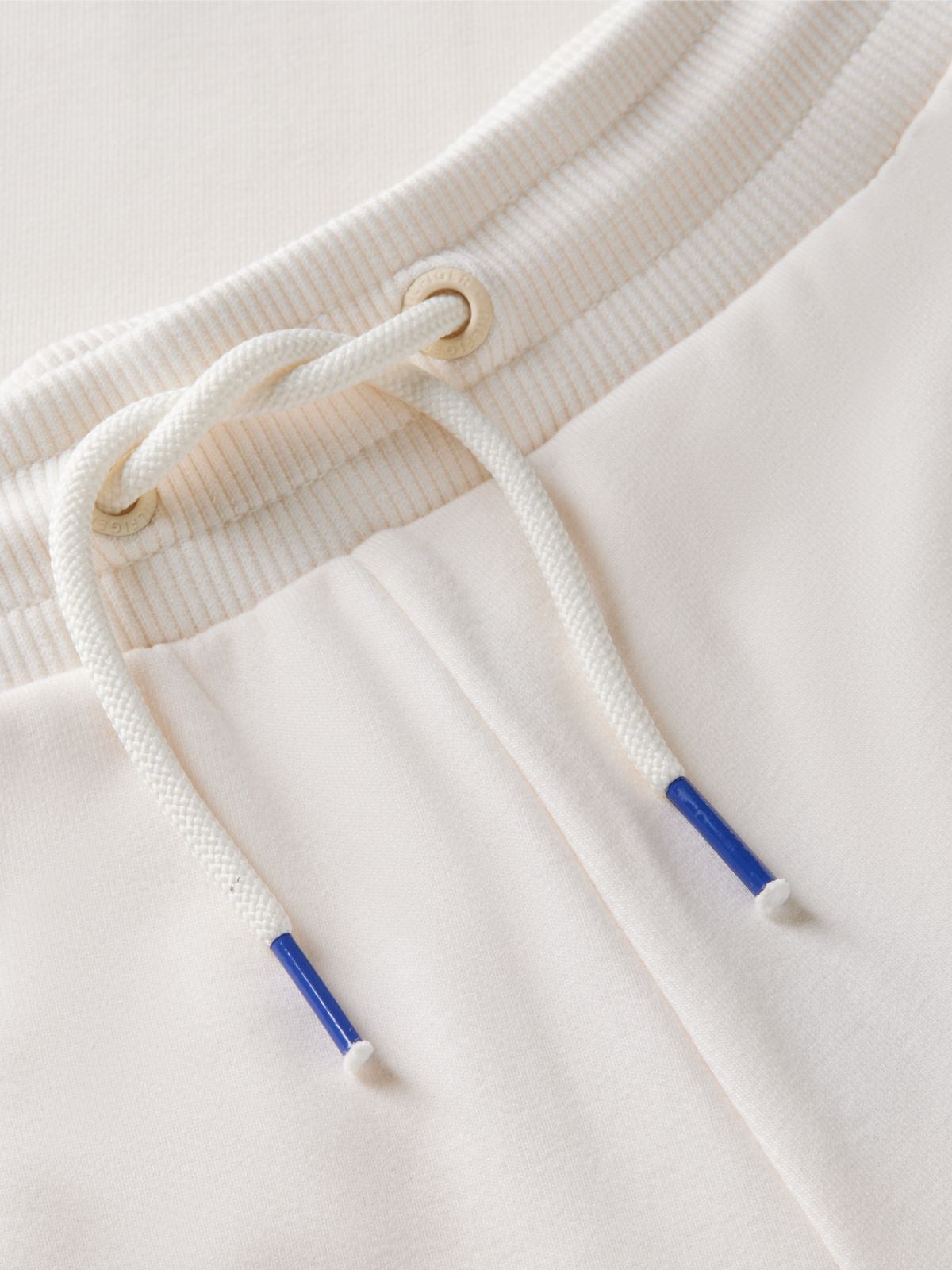 Rope Logo Terry Relaxed Joggers — Beige