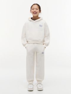 Rope Logo Terry Relaxed Joggers — Beige 1