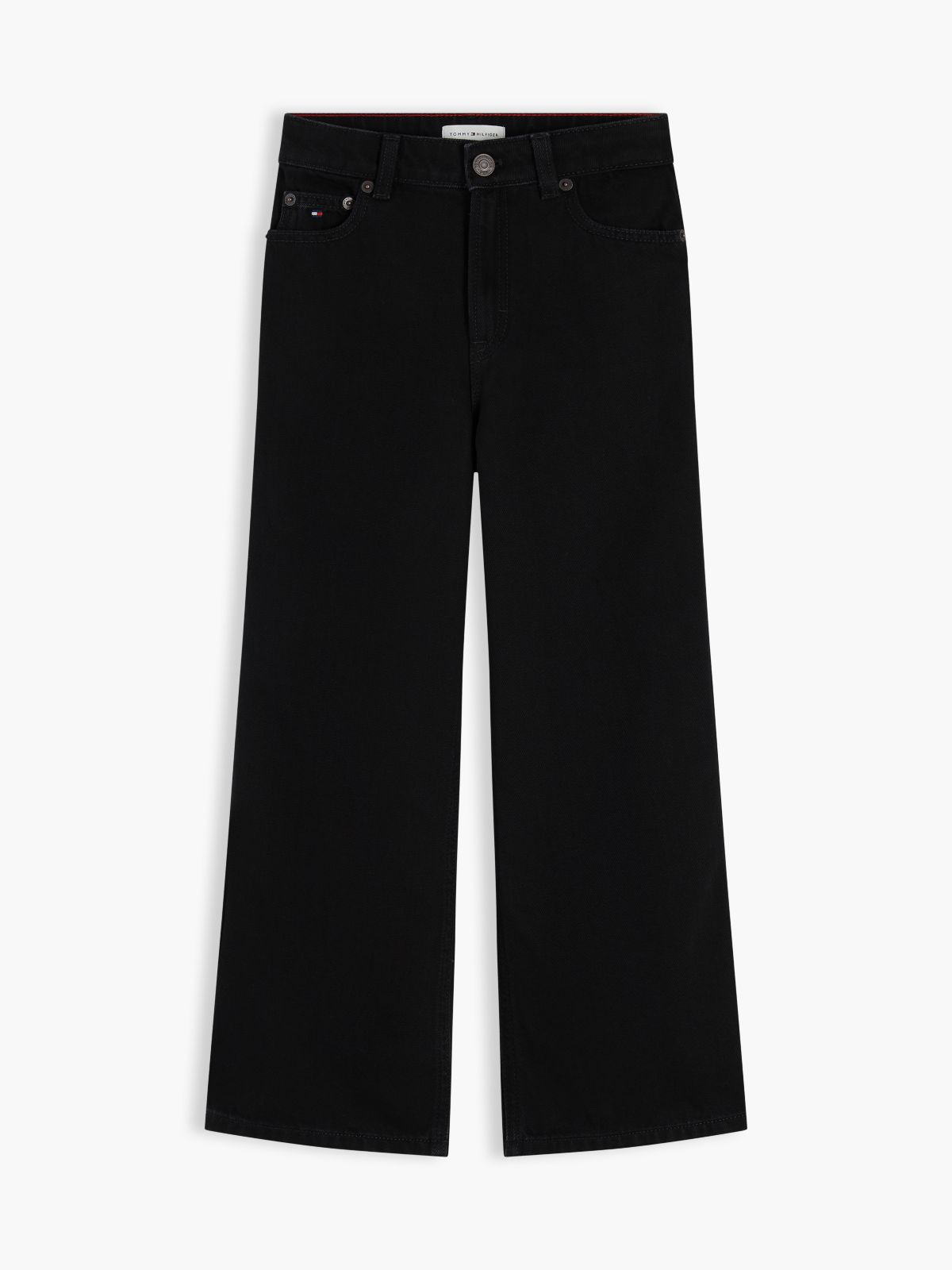 Mabel High Rise Wide Leg Black Jeans — Black