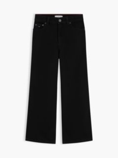 Mabel High Rise Wide Leg Black Jeans — Black 5