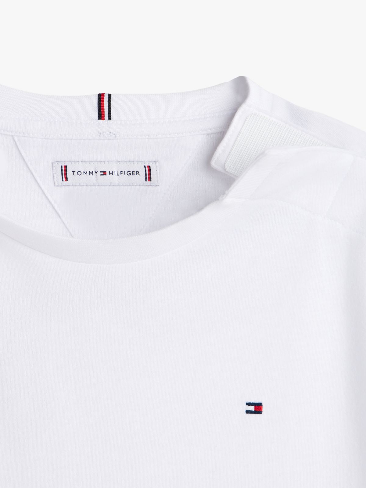 Adaptive Frill Sleeve Relaxed T-Shirt — White