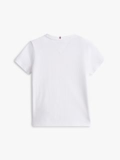 Adaptive Textured Logo Jersey T-Shirt — White 2