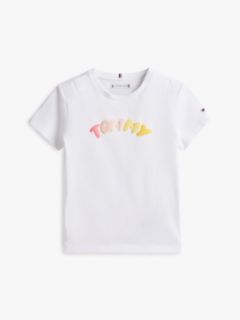 Adaptive Textured Logo Jersey T-Shirt — White 1