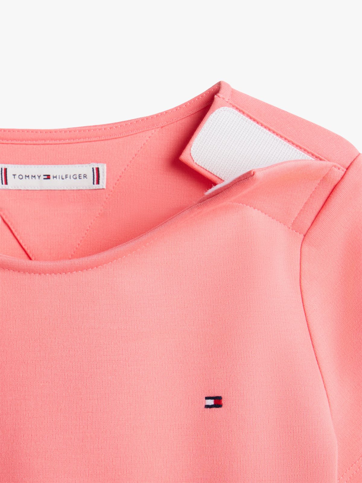 Adaptive Repeat Logo Waistband Skater Dress — Pink