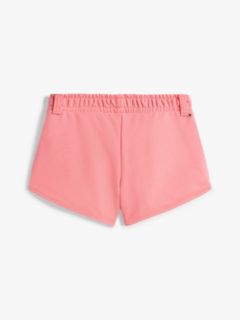 Adaptive Glitter Logo Sweat Shorts — Pink 2