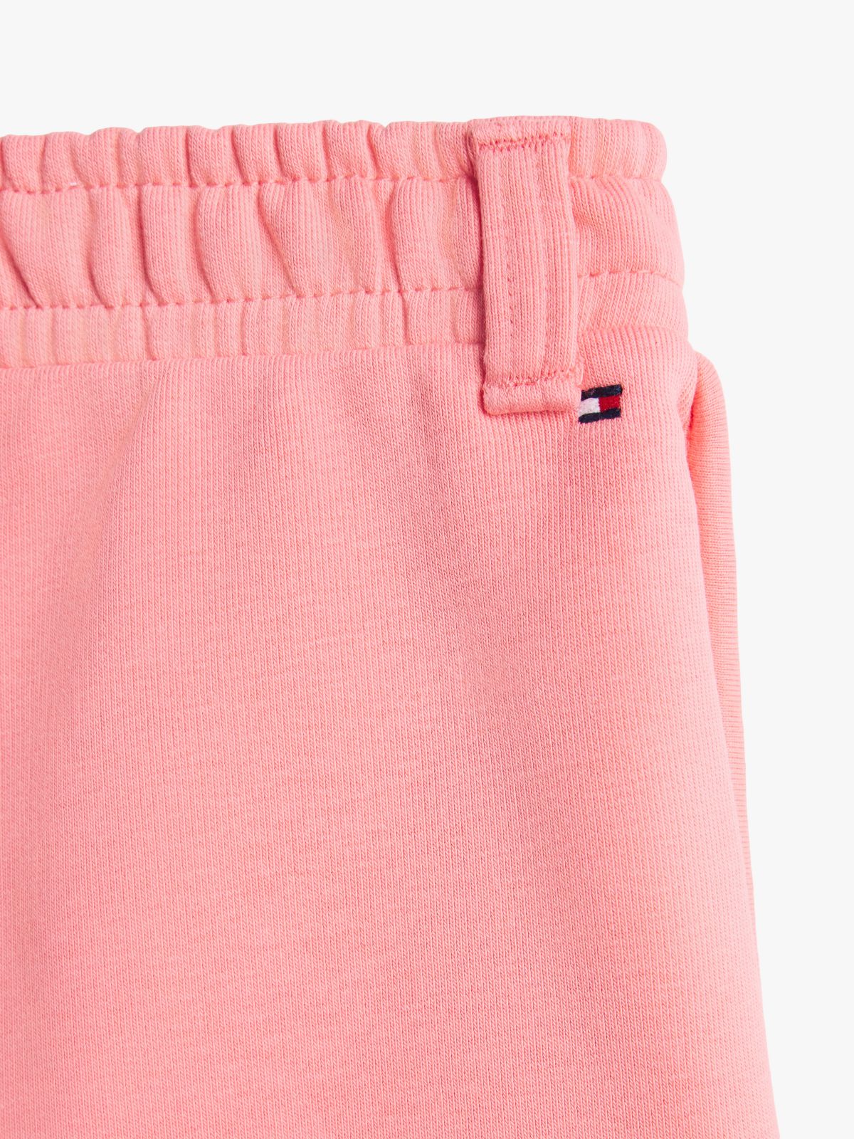 Adaptive Glitter Logo Sweat Shorts — Pink