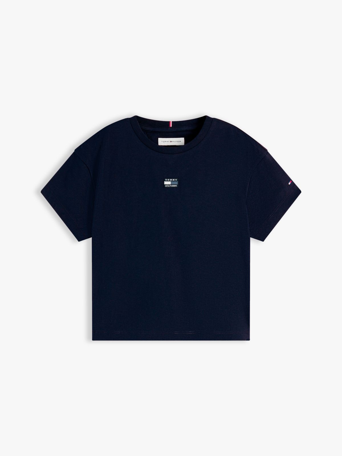 Tonal Flag Relaxed T-Shirt — Blue