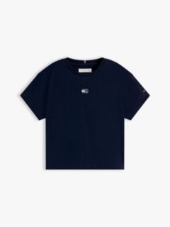 Tonal Flag Relaxed T-Shirt — Blue 5