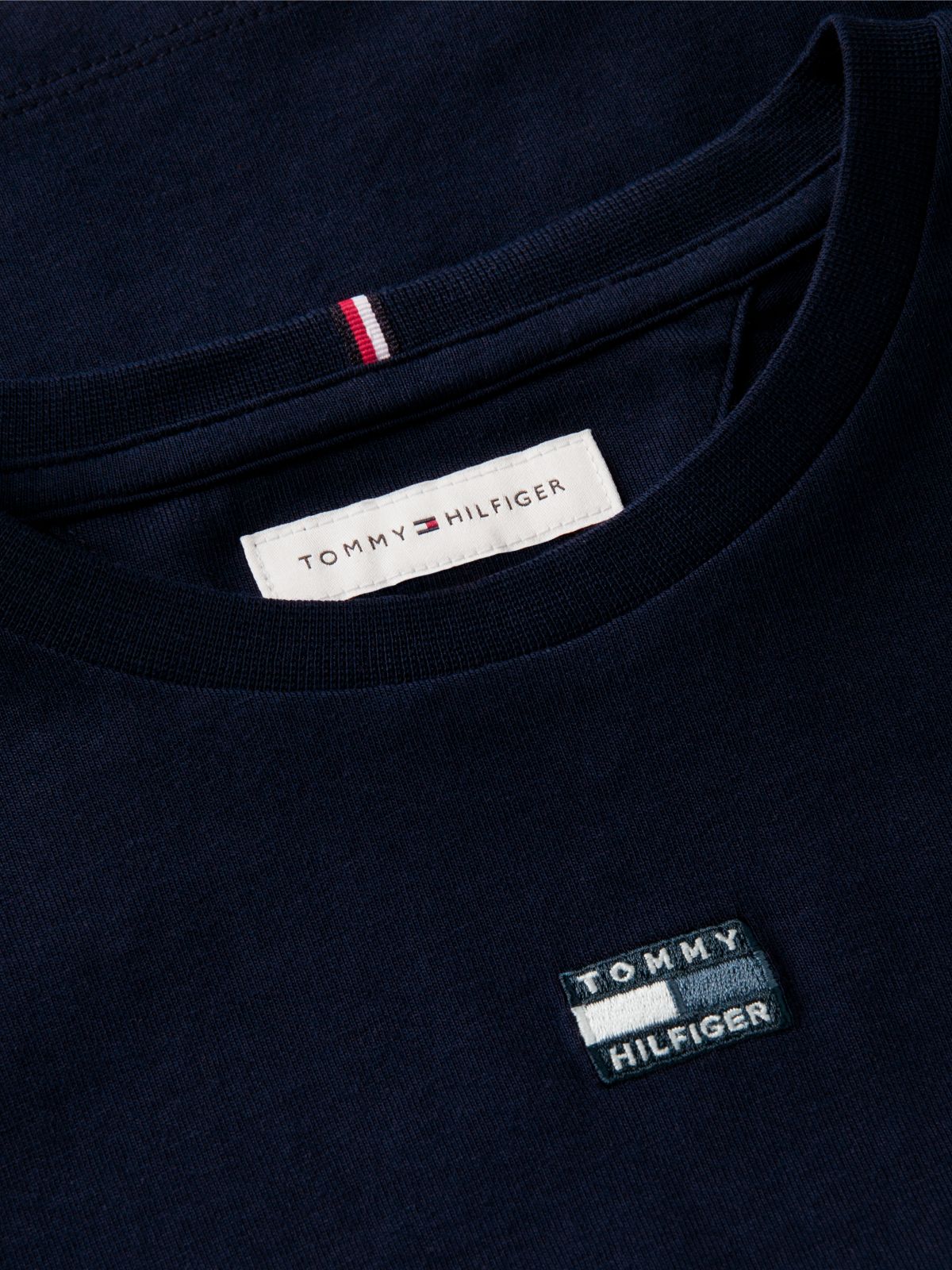 Tonal Flag Relaxed T-Shirt — Blue