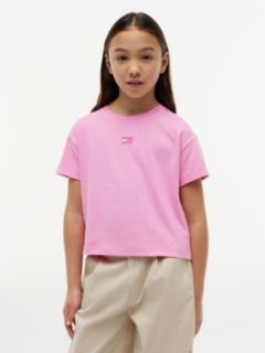 Tonal Flag Relaxed T-Shirt — Pink 1