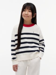 Gold-Tone Button Relaxed Jumper — Multi 1
