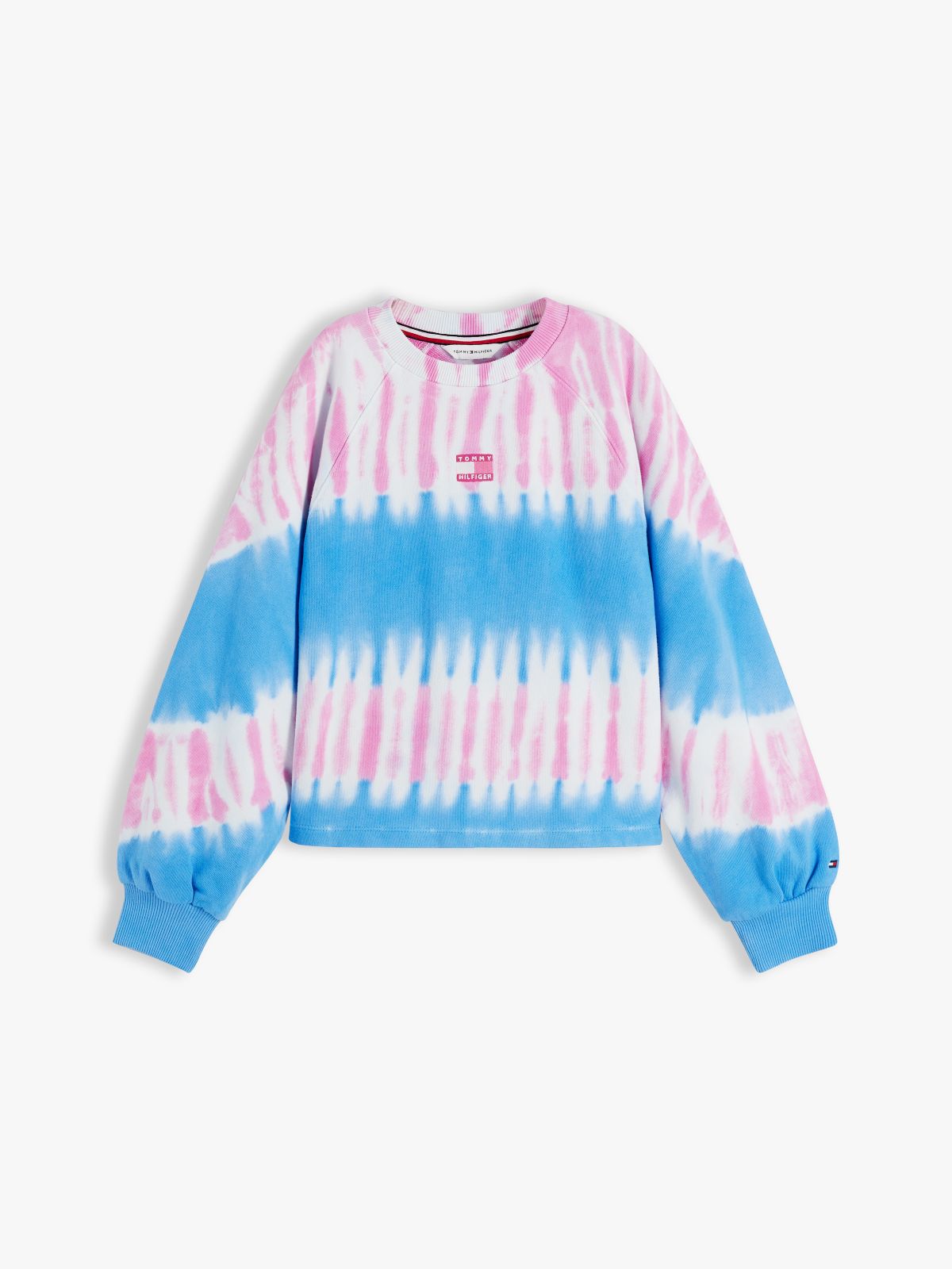 Tonal Flag Tie-Dye Sweatshirt — Multi