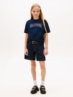 Logo Jersey Crew Neck T-Shirt — Blue 3