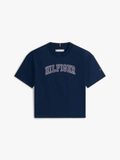 Logo Jersey Crew Neck T-Shirt — Blue 5