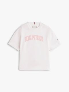 Logo Jersey Crew Neck T-Shirt — White 5