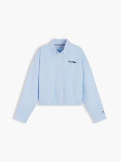 Regular Fit Back Diamanté Star Flag Shirt — Blue 5