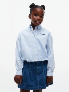 Regular Fit Back Diamanté Star Flag Shirt — Blue 1