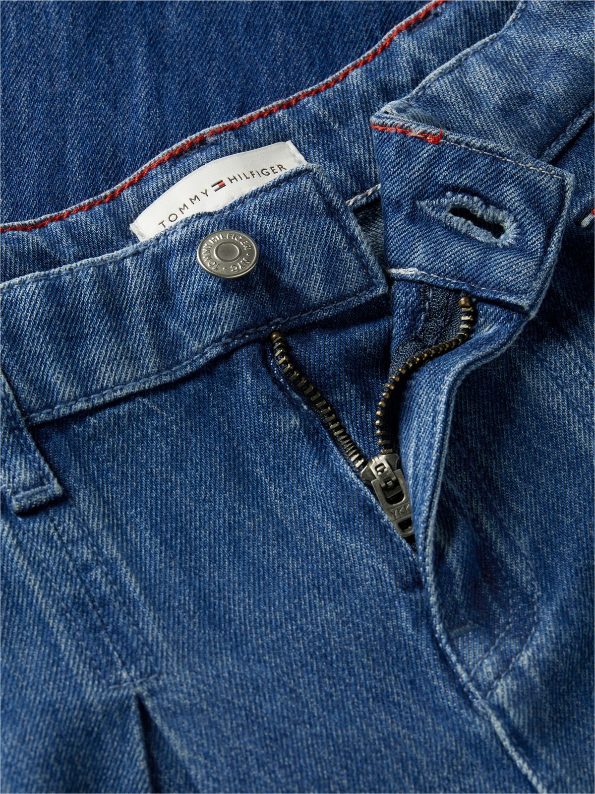 Pleated Denim Skirt — Denim