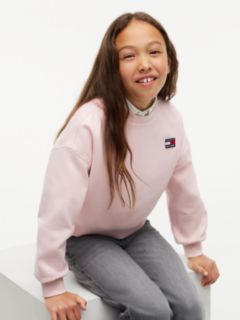Heritage Logo Relaxed Sweatshirt — Pink 3