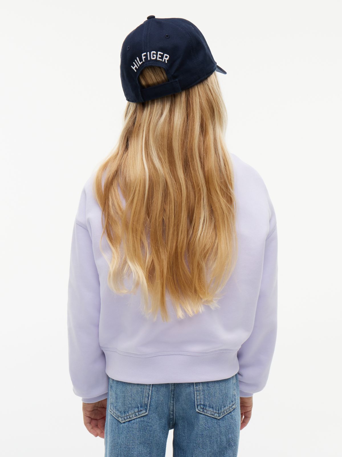 Heritage Logo Relaxed Sweatshirt — Purple