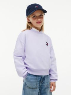 Heritage Logo Relaxed Sweatshirt — Purple 1