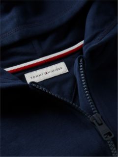 Crest Terry Relaxed Zip-Thru Hoody — Blue 6