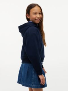 Logo Terry Relaxed Hoody — Blue 4