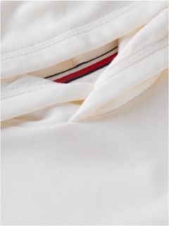 Logo Terry Relaxed Hoody — White 6