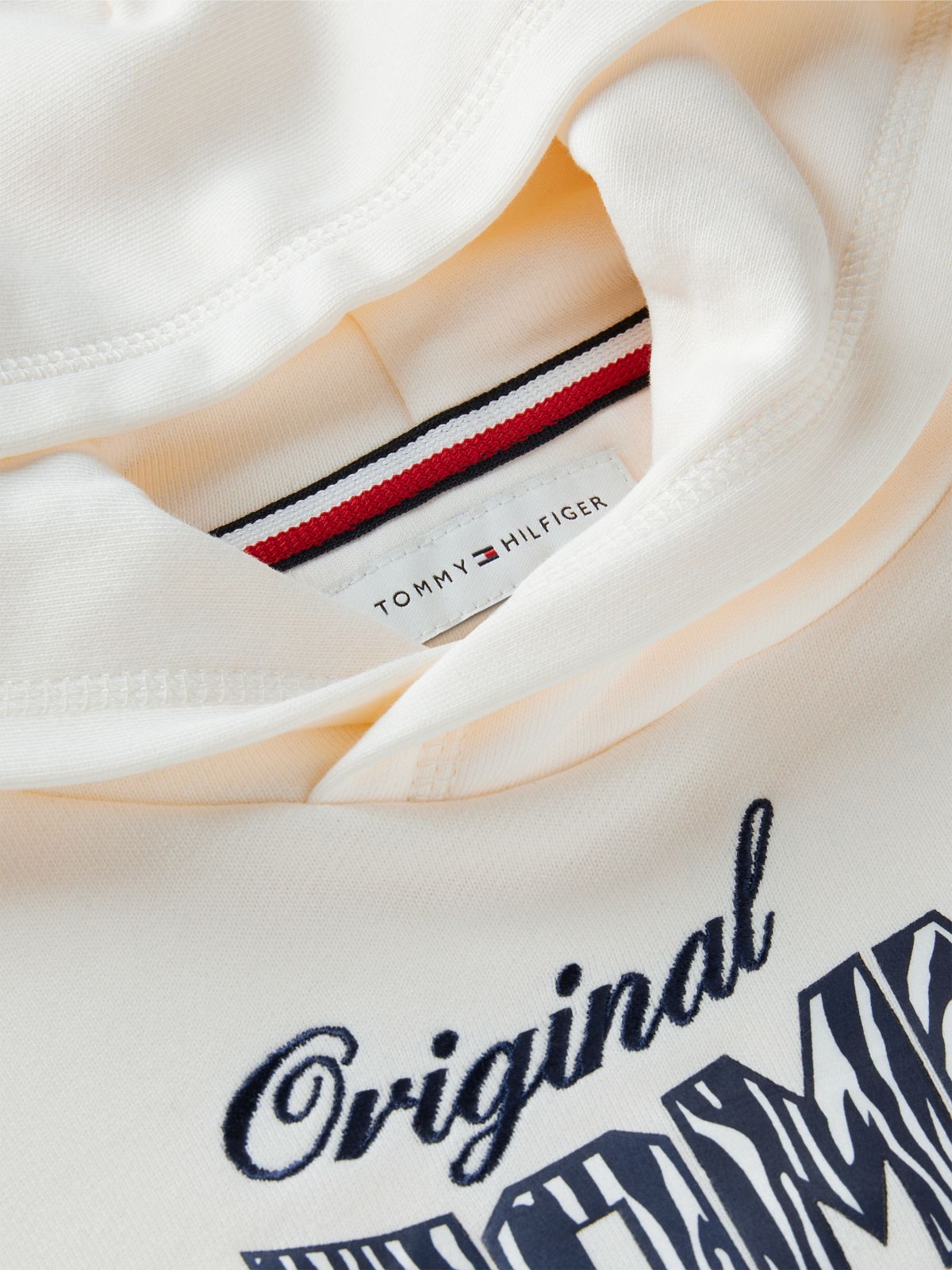 Star Logo Relaxed Hoody — White