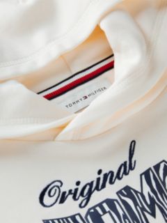 Star Logo Relaxed Hoody — White 6