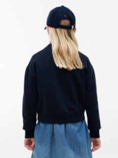 Logo Terry Relaxed Sweatshirt — Blue 4