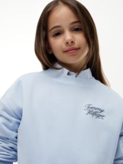 Logo Terry Relaxed Sweatshirt — Blue 3