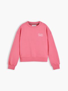 Logo Terry Relaxed Sweatshirt — Pink 5