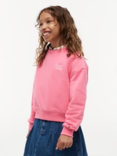 Logo Terry Relaxed Sweatshirt — Pink 1