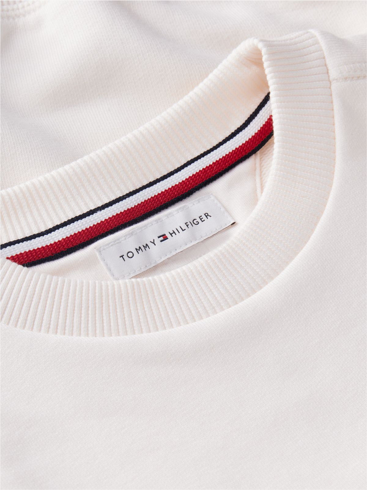 Logo Terry Relaxed Sweatshirt — White