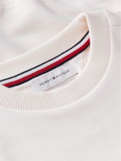 Logo Terry Relaxed Sweatshirt — White 6