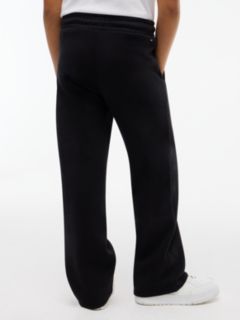Heritage Flag Logo Wide Leg Joggers — Black 4