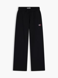 Heritage Flag Logo Wide Leg Joggers — Black 5