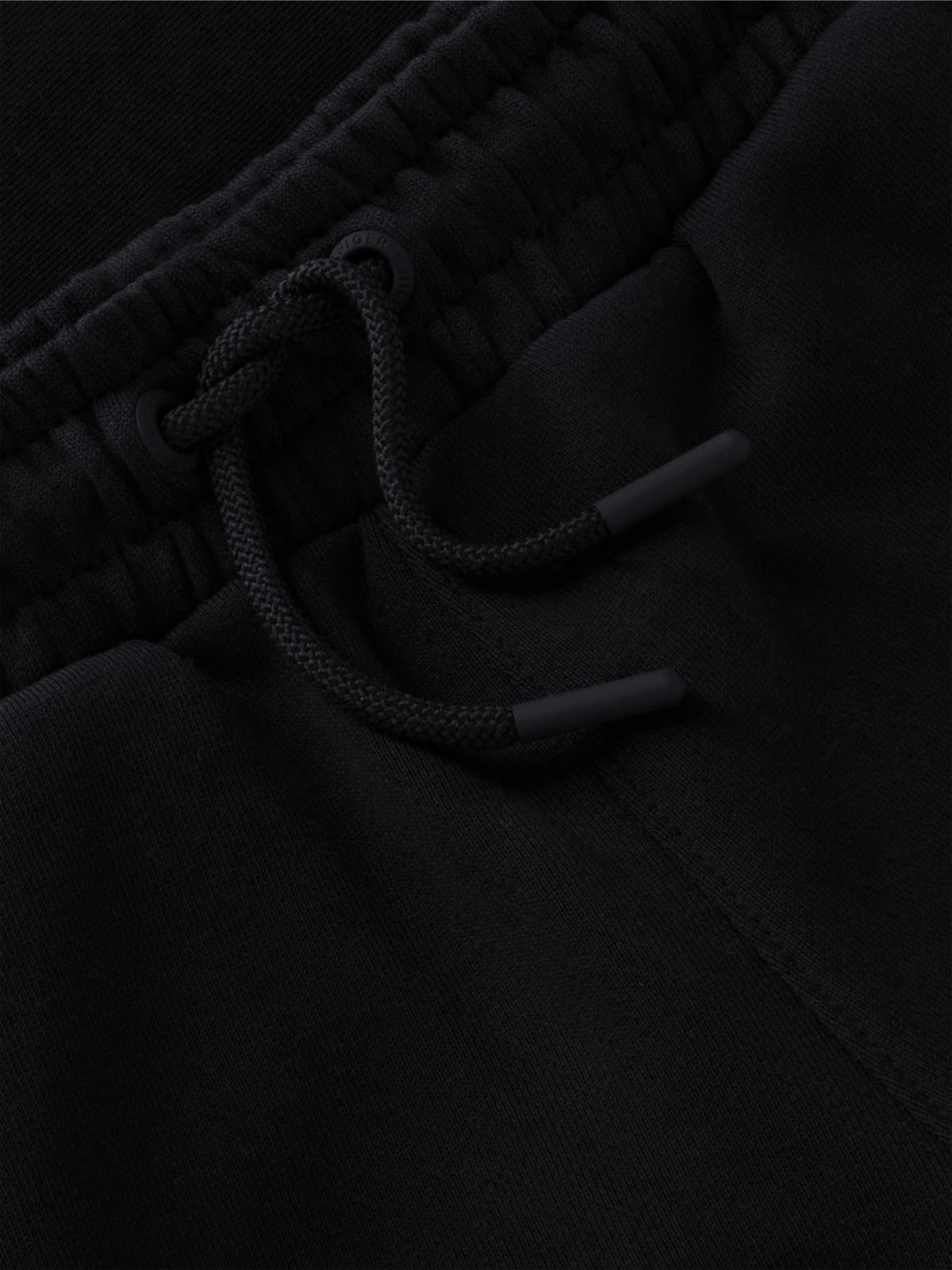 Heritage Flag Logo Wide Leg Joggers — Black