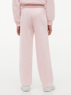 Heritage Flag Logo Wide Leg Joggers — Pink 4