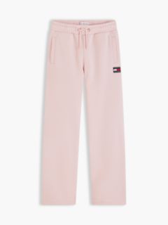 Heritage Flag Logo Wide Leg Joggers — Pink 5