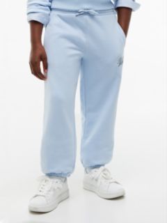 Logo Terry Relaxed Cuffed Joggers — Blue 2